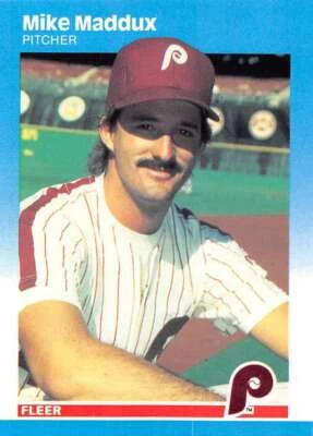 1987 Fleer Glossy #179 Mike Maddux NM-MT Phillies  ID:79633 - Image 1 of 2