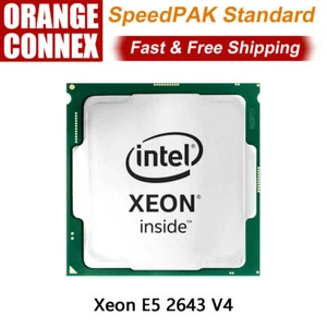 Intel Xeon E5 2643 V4 3.4GHz E5-2643 V4 6-Core 12 Threads Socket LGA 2011-v3 CPU - Picture 1 of 11