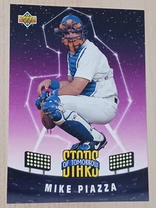 MIKE PIAZZA - 1993 Upper Deck Baseball - Stars Of Tomorrow #6 - Picture 1 of 2