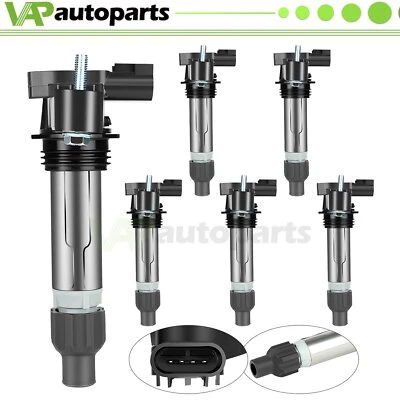 6 Ignition Coil Pack for GMC Acadia Chevy Traverse Cadillac ATS CTS Saturn UF569 - Image 1 of 4