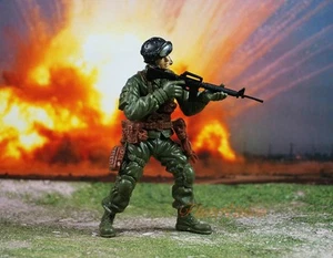 Figura Chap Mei 1:18 Soldier Force 3.75 GI Joe US SEAL Land Operation K1044_D - Imagen 1 de 1