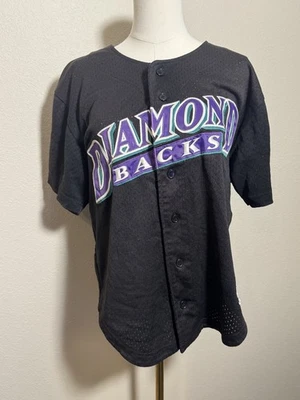 Mitchell & Ness Randy Johnson #51 Arizona Diamondbacks Black Jersey Sz 40 M - Image 1 of 4