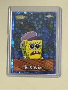 2025 Topps Chrome SpongeBob „Hi Kevin“ Bubblefractor /99 - Bild 1 von 2