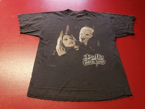 Camiseta vintage Buffy The Vampire Slayer 1998 negra descolorida/angustiada - Imagen 1 de 17