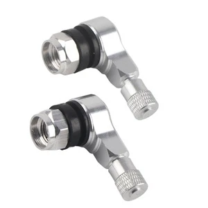 Tire Valve Comes With Rubber Seal 90 Degree Tubeless Snap-in Valves - Picture 1 of 12