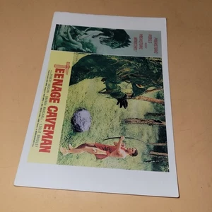 Póster postal de la película Teenage Caveman Prehistoric Monsters 5x7 - Imagen 1 de 2