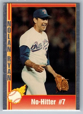 1991 Pacific Ryan Express - Nolan Ryan Silver Foil #2 - HOF EX-MT - Image 1 of 2