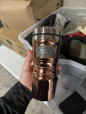 Xícara de café Dunkin' Donuts vintage Thomps nova com caixa - Imagem 1 de 4