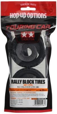 TAMIYA Hop Up Options No.1861 OP.1861 Rally Block Tire Soft 2 Pieces 54861 - Image 1 of 2