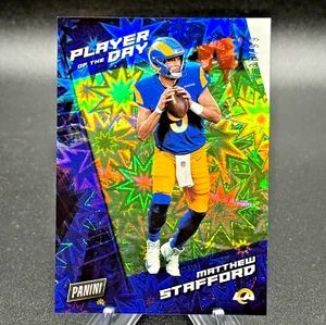 Matthew Stafford 2021 Panini Player of the Day KABOOM! Los Angeles Rams SSP /99 - Picture 1 of 11
