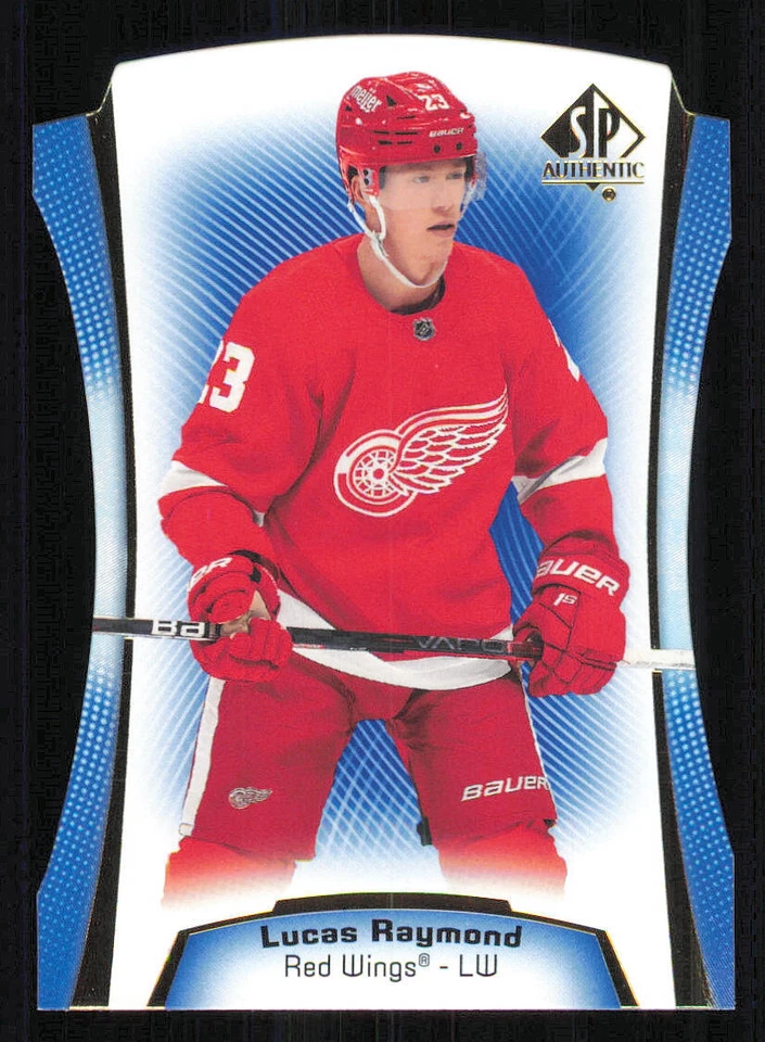 2021-22 SP Authentic Die Cuts Blue #DC2 Lucas Raymond - Image 1 of 2