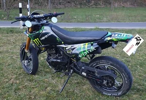 Kreidler 125 DD Supermoto Monster Enduro DECORACIÓN KIT pegatinas revestimiento - Imagen 1 de 7