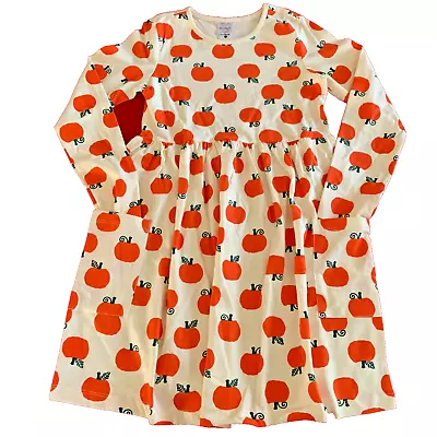 Hanna Andersson милый осень-зима «ФИГУРИСТ» карман платье. 10 лет. Идеальный подарок! - Изображение 1 из 4