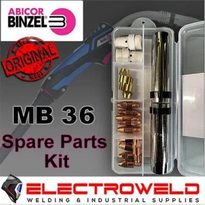 Genuine BINZEL MB Evo Pro 36 Torch Consumables MIG Welding Tips Unimig MB36 SB36 - Picture 1 of 4