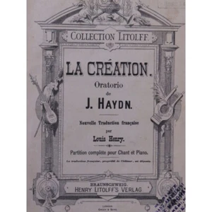 Haydn Joseph The Craft Oratorio Singer Piano 19th - Picture 1 of 6