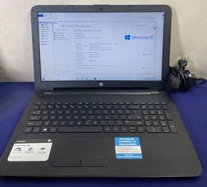 HP Notebook 15-AF015NR Black 4GB AMD E1 1.40GHz 500GB Laptop Win 10 - Picture 1 of 7