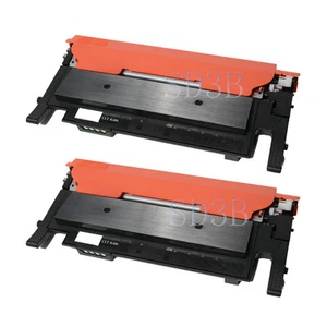 2 cartuchos de tóner negro compatibles para Samsung CLT-K406S Xpress C410W C460FW - Imagen 1 de 1