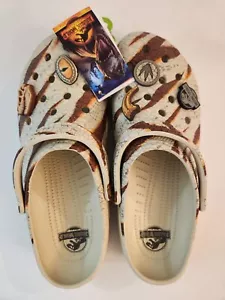 CROCS JURASSIC WORLD CLASSIC CLOG MEN'S SIZE US 12 JIBBITZ - Picture 1 of 10