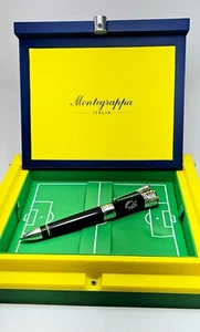 RARE! MONTEGRAPPA PELE P-10 LIMITED EDITION 608/1940 BALLPOINT PEN ISICPBSC - Picture 1 of 18