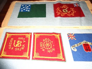 Fine Needlepoint 100% wool 2 panels 13.5 x 30.5 - Picture 1 of 6