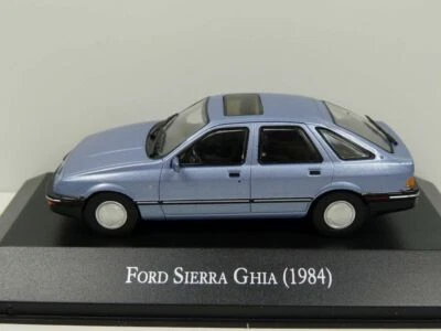 IXO PARTWORK Model Cars Ford Sierra Ghia 1984 - Blue, 1/43 Model Car.