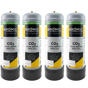 4 x Zip Gas 91295 Sparkling water Disposable Food Grade CO2 bottle Billi 996911 - Picture 1 of 5