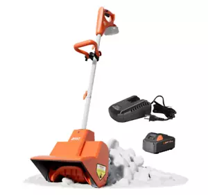 AIVOLT Electric Snow Shovel Cordless, 24V 4Ah Battery Powered Snow Thrower - Picture 1 of 6