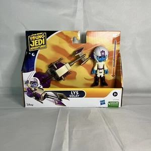 Star Wars Young Jedi Adventures - Lys Solay And Speeder Bike Disney New 🆕️ - Picture 1 of 2