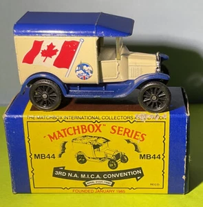 Matchbox MB44 Model T FORD Van 3rd N.A. MICA Conventions 1990. Mint-boxed (S36) - Picture 1 of 3