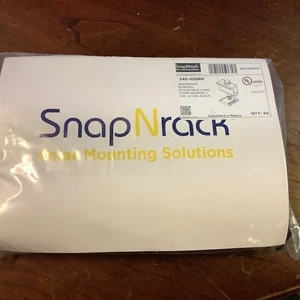 SnapNrack Bonding Adjustable X-End Clamp 242-02068 (20pk) - Picture 1 of 5