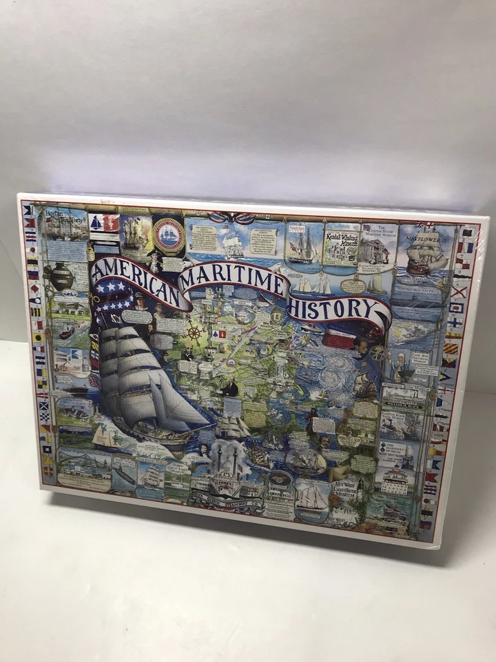 White Mountain American Maritime History 1000 PC Zigsaw Puzzle