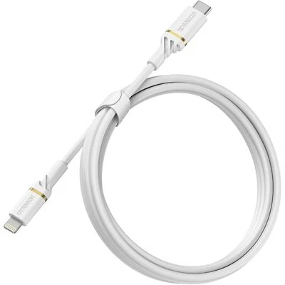 OtterBox Premium Pro Cable MFI Certified Lightning to USB- C 6.6 Ft Cable White - Image 1 of 2