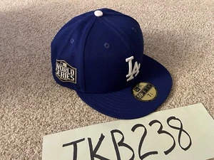 2020 MLB World Series Dodgers Fitted Hat New Era 59FIFTY On Field OG 7 1/4 - Picture 1 of 5