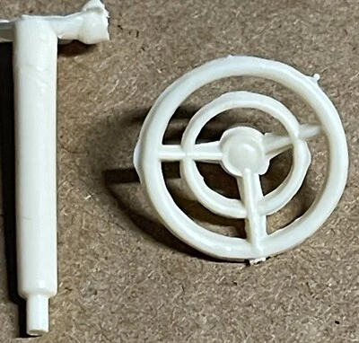 Revell ✔VINTAGE✔ 56 Cad El Dorado Sca 1:32 ( steering wheel and column ) no box - Image 1 of 2