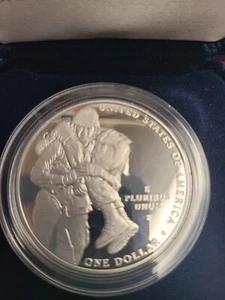 2011 Medal Of Honor Commemorative Proof Silver Dollar - Picture 1 of 4