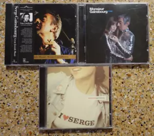 3 SERGE GAINSBOURG CDs: Great Jewish Music, Monsieur, I Heart Serge Electro Trib - Foto 1 di 13