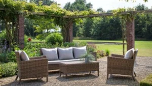 EXCLUSIVE GARTENLOUNGE xxl GARTENMÖBEL TERRASSENMÖBEL Wintergarten Polyrattan - Bild 1 von 5