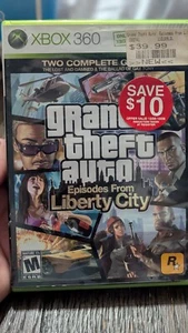 Episodios de Grand Theft Auto de Liberty City (Xbox 360) completos en caja original sin póster - Imagen 1 de 3