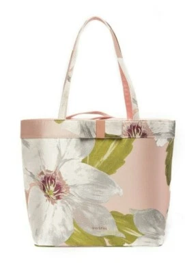 NWT - Ted Baker - CHERREY - Chatsworth Satin Shopper Tote - Nude Pink - Image 1 of 4