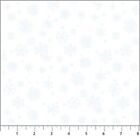Father Christmas Mini Snowflakes White 24697-10 Cotton Quilting Fabric 1/2 YARD