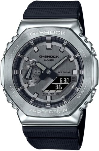 CASIO G-SHOCK Quartz GM-2100-1AJF Men's Watch Metal Covered LED Light Black New