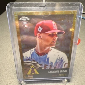 Janson Junk RC 2022 Topps Chrome Platinum Toile Cream/Gold Refractor /50 #280 - Picture 1 of 3