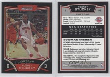 2008-09 Bowman Draft Picks & Stars Chrome Refractor /499 Rodney Stuckey #95