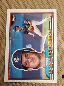 1989 Topps Big Ryne Sandberg Cubs Base Card 212 - Picture 1 of 6
