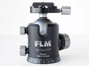 FLM CB-58 FTR Ball Head w/ SRB 60 & Feisol Plate - Quick Release System Germany - Picture 1 of 7