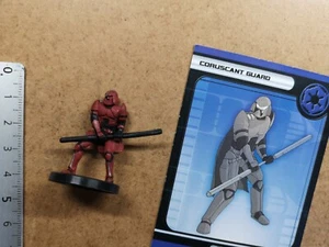 CORUSCANT GUARD 46/60 MINIATURE +CARD/ STAR WARS MINIATURES WOTC /G150 - Picture 1 of 1