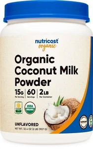 Nutricost Organic Coconut Milk Powder 2 LBS - Picture 1 of 5