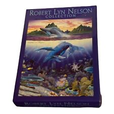 Robert Lyn Nelson Collection 20 Blank Notecards with Envelopes Whales Dolphins