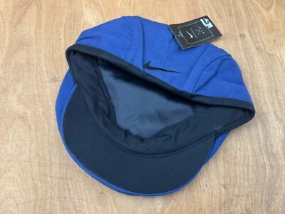 NEW Vintage 90's Nike Golf Blue Newsboy Cabbie Hat Cap Swoosh Y2K Tiger Jordan L - Image 1 of 4