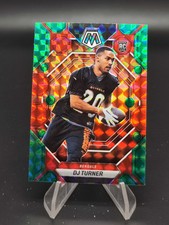 2023 Panini Mosaic Football Bengals RC DJ Turner Red And Green Prizm[LB42]